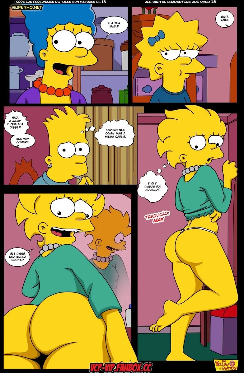 Marge e a Piroca do Homer - Surpresas na Casa dos Simpsons em HQ Brasileiro