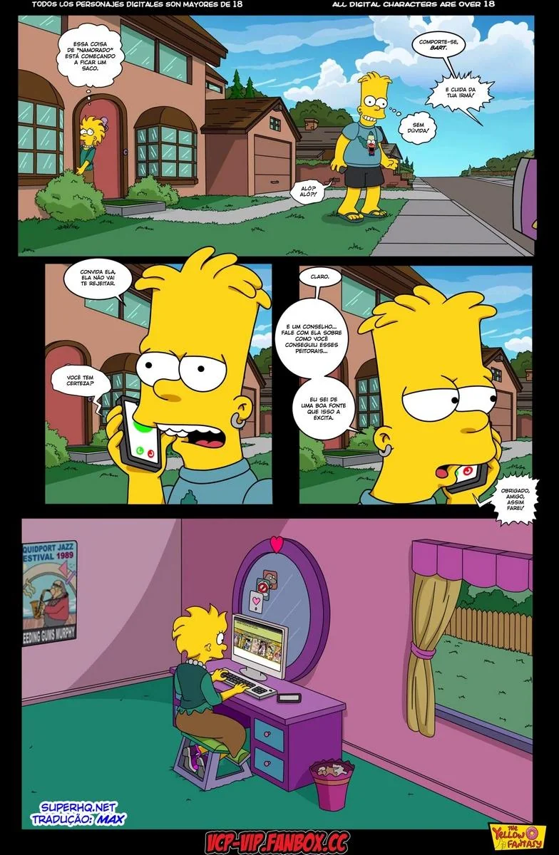 Marge e a Piroca do Homer - Surpresas na Casa dos Simpsons em HQ Brasileiro