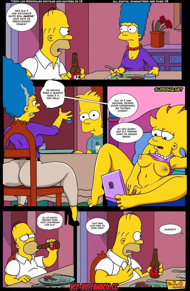 Marge e a Piroca do Homer - Surpresas na Casa dos Simpsons em HQ Brasileiro