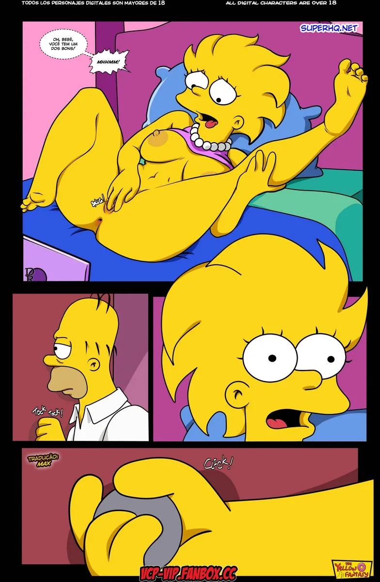 Marge e a Piroca do Homer - Surpresas na Casa dos Simpsons em HQ Brasileiro
