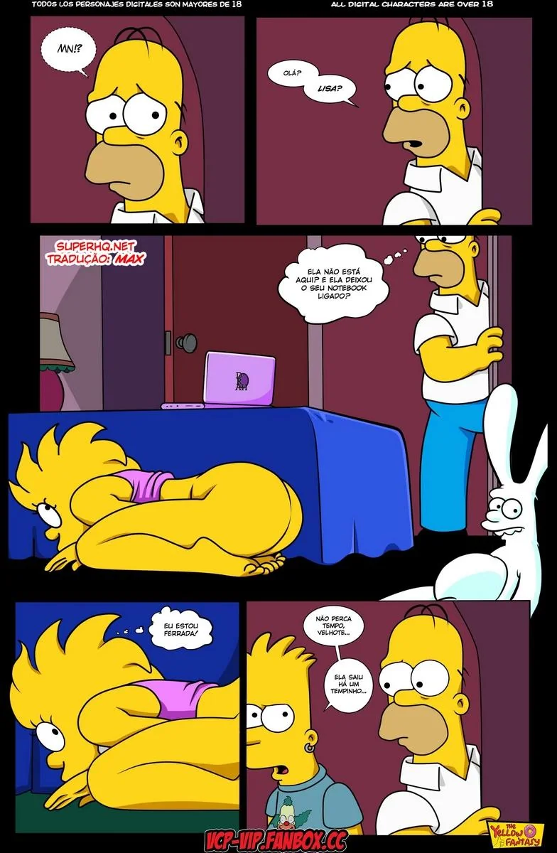 Marge e a Piroca do Homer - Surpresas na Casa dos Simpsons em HQ Brasileiro