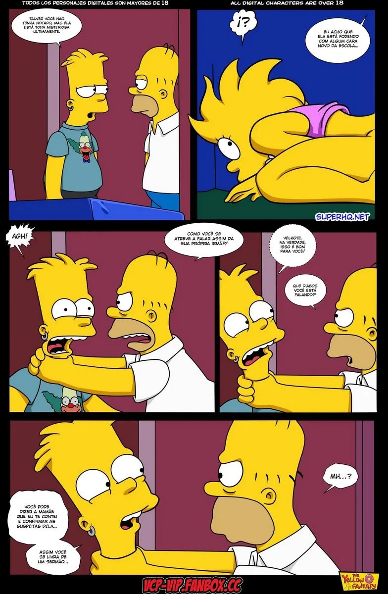 Marge e a Piroca do Homer - Surpresas na Casa dos Simpsons em HQ Brasileiro
