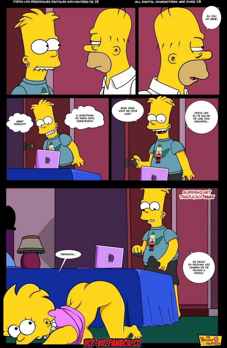 Marge e a Piroca do Homer - Surpresas na Casa dos Simpsons em HQ Brasileiro