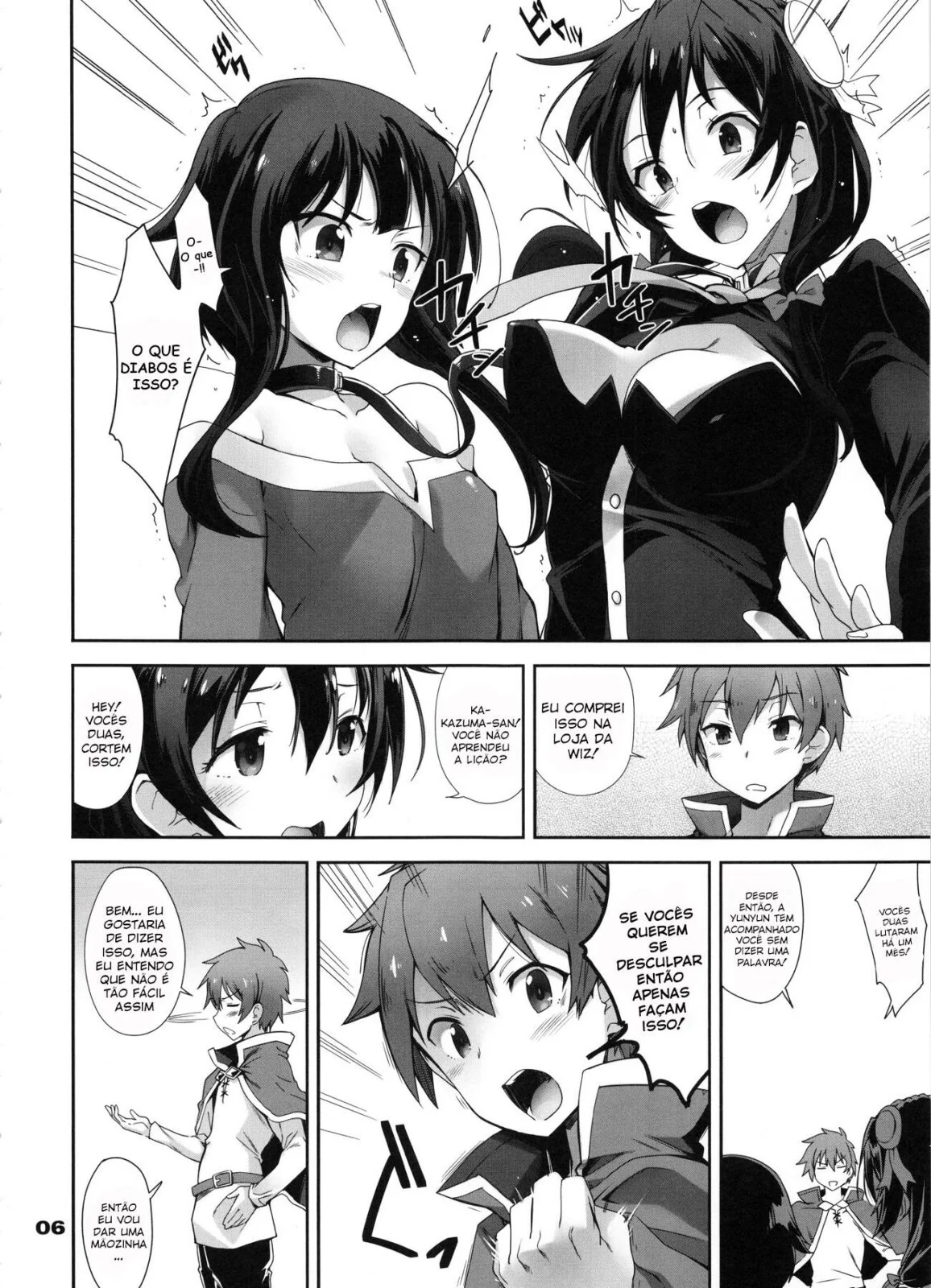 Megumin e Yunyun: A Coleira Dupla e a Foda Gostosa - HQ Sexo