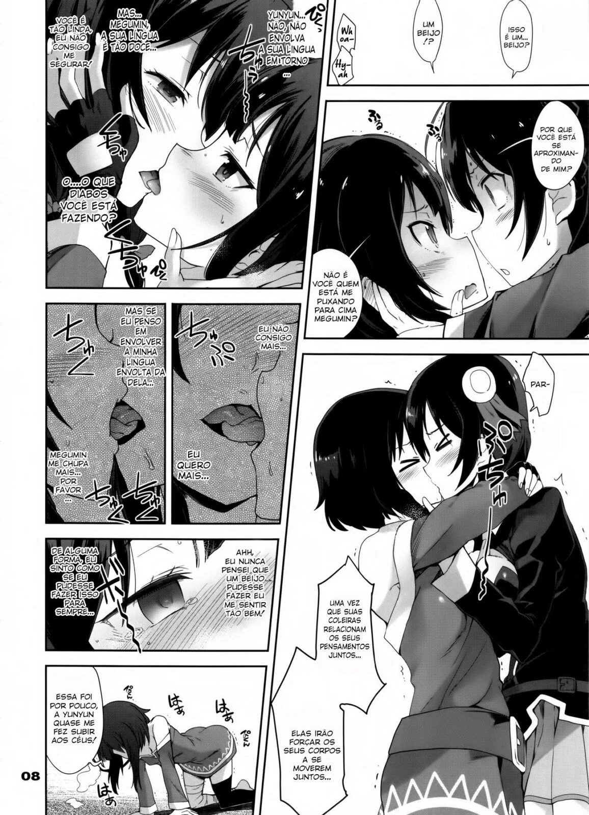 Megumin e Yunyun: A Coleira Dupla e a Foda Gostosa - HQ Sexo