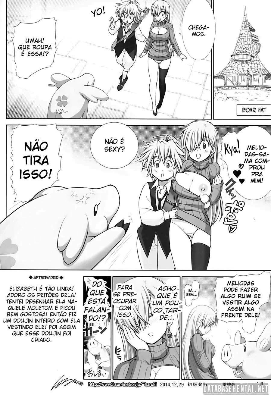 Meliodas Enfia a Rola na Buceta da Piranha da Elizabeth em Nanatsu no Taizai HQ Brasileiro