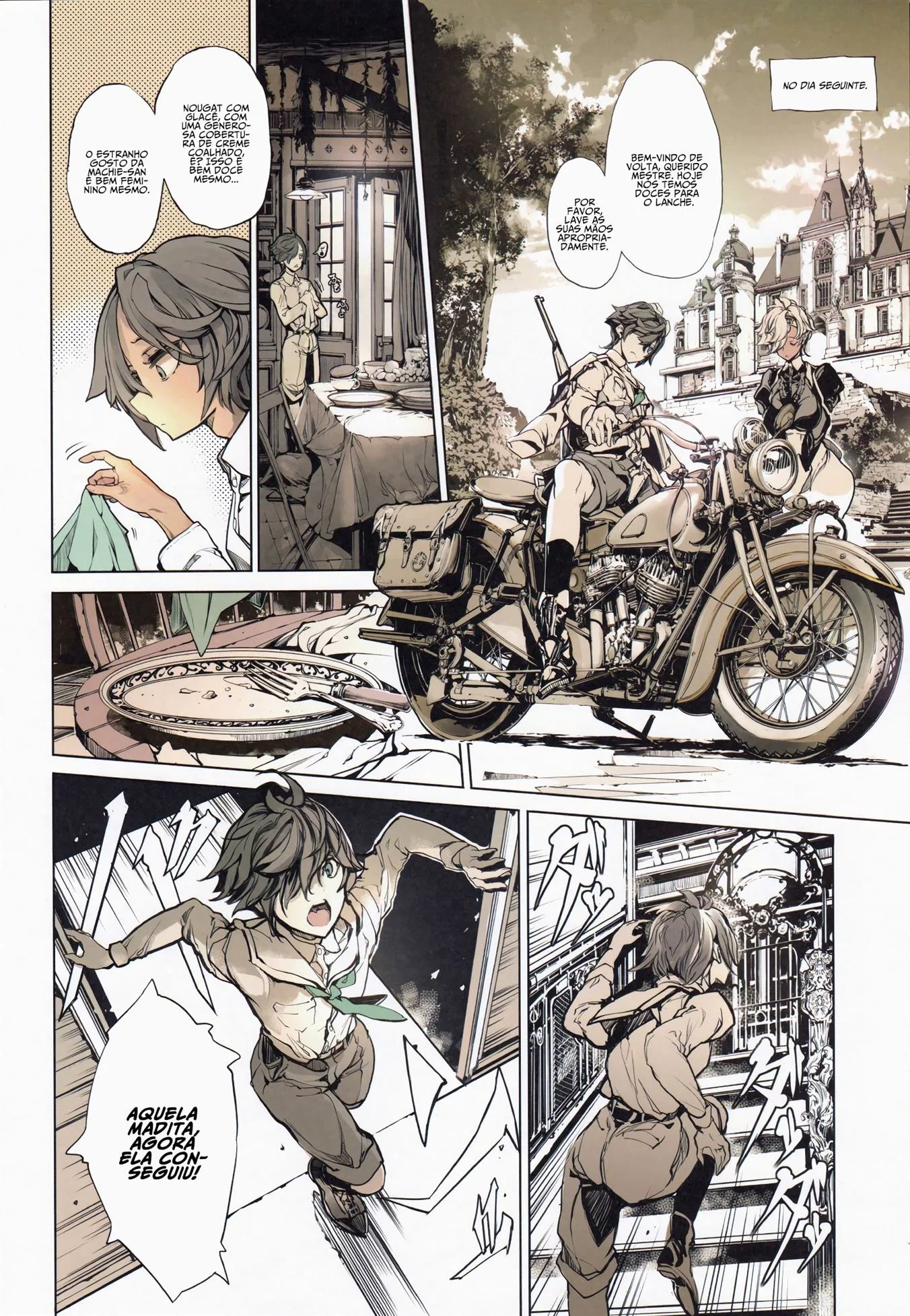 Meu Avô era um Safado e me Deixou um Puteiro de Bonecas de Ferro" em HQ Brasileiro