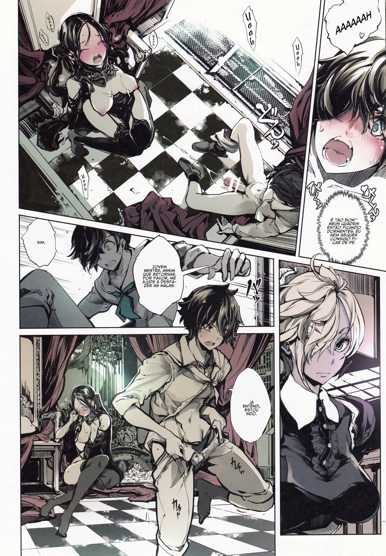 Meu Avô era um Safado e me Deixou um Puteiro de Bonecas de Ferro" em HQ Brasileiro