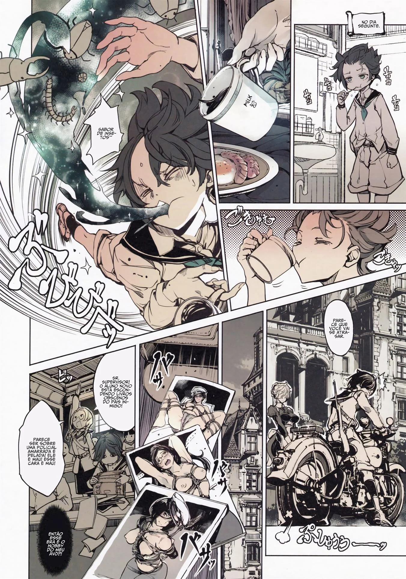 Meu Avô era um Safado e me Deixou um Puteiro de Bonecas de Ferro" em HQ Brasileiro