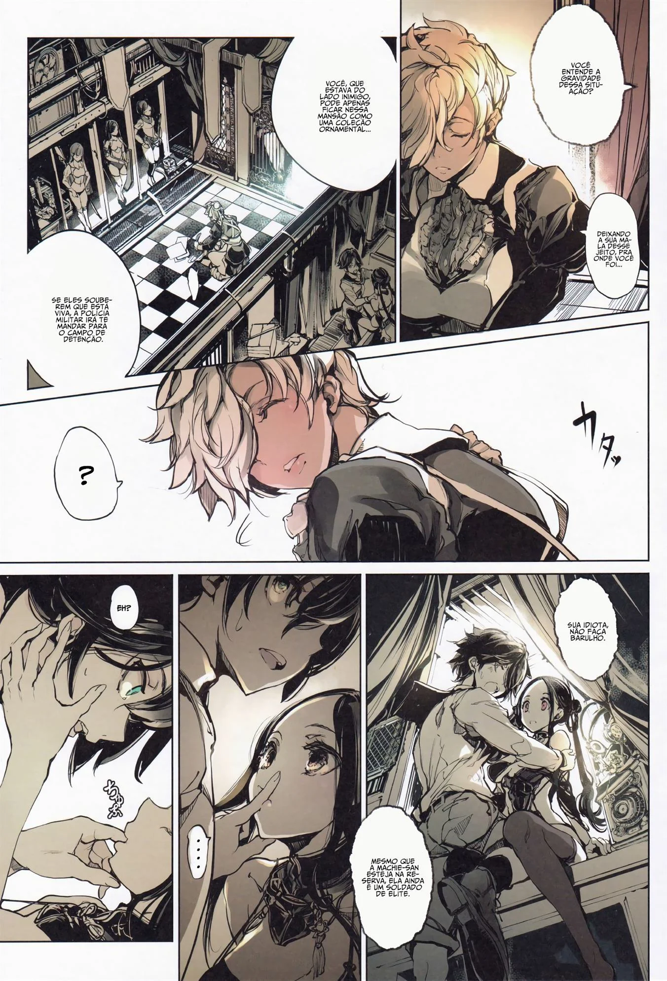 Meu Avô era um Safado e me Deixou um Puteiro de Bonecas de Ferro" em HQ Brasileiro