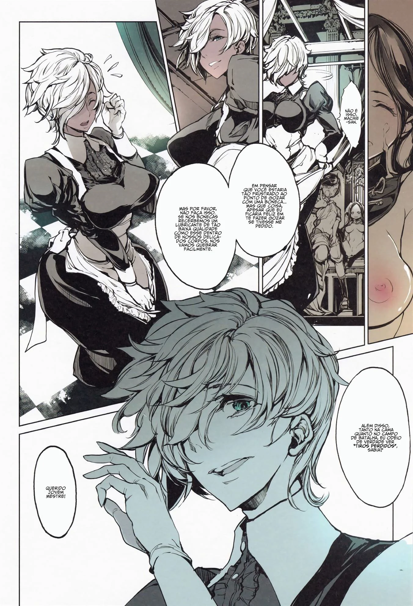 Meu Avô era um Safado e me Deixou um Puteiro de Bonecas de Ferro" em HQ Brasileiro