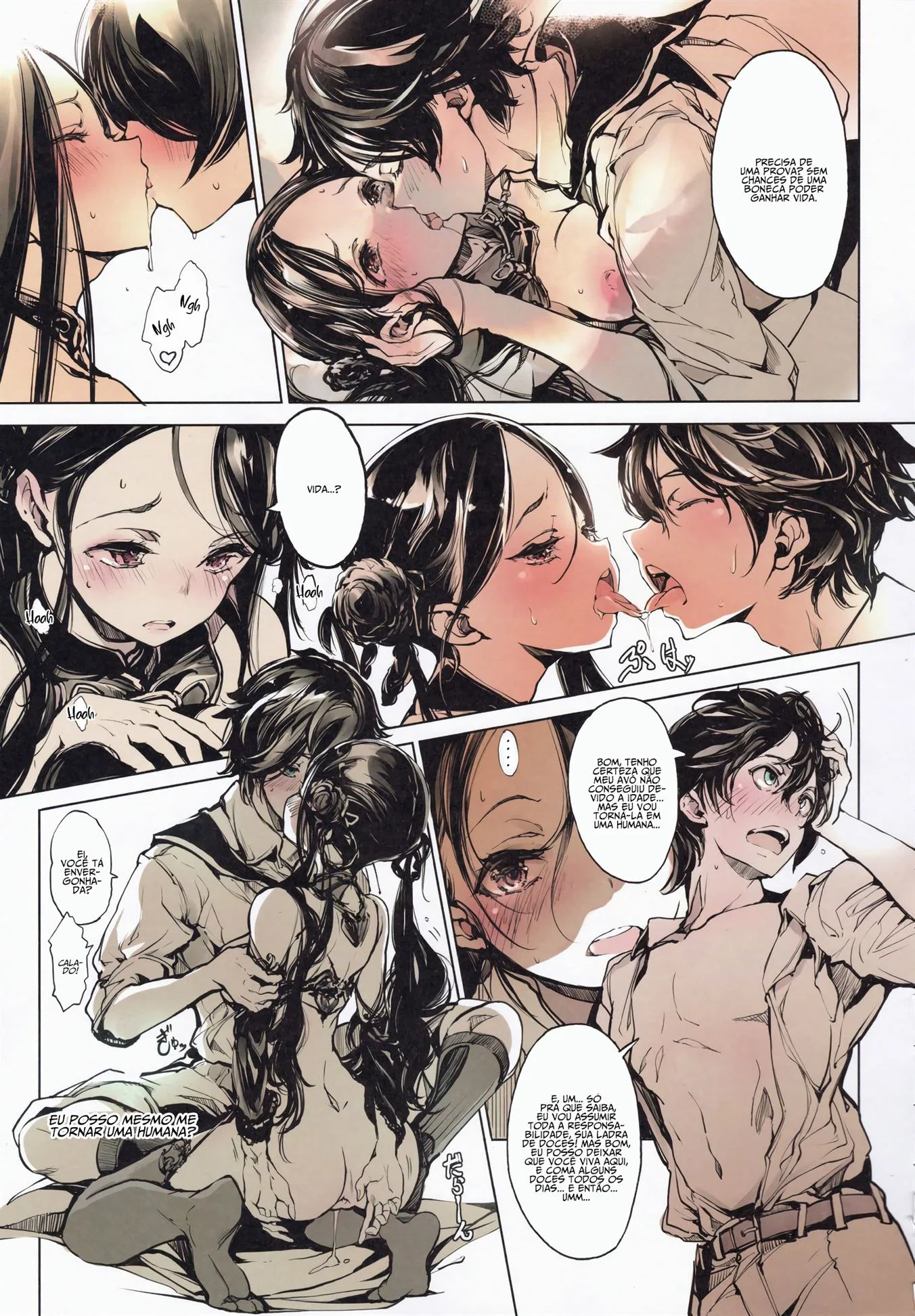 Meu Avô era um Safado e me Deixou um Puteiro de Bonecas de Ferro" em HQ Brasileiro