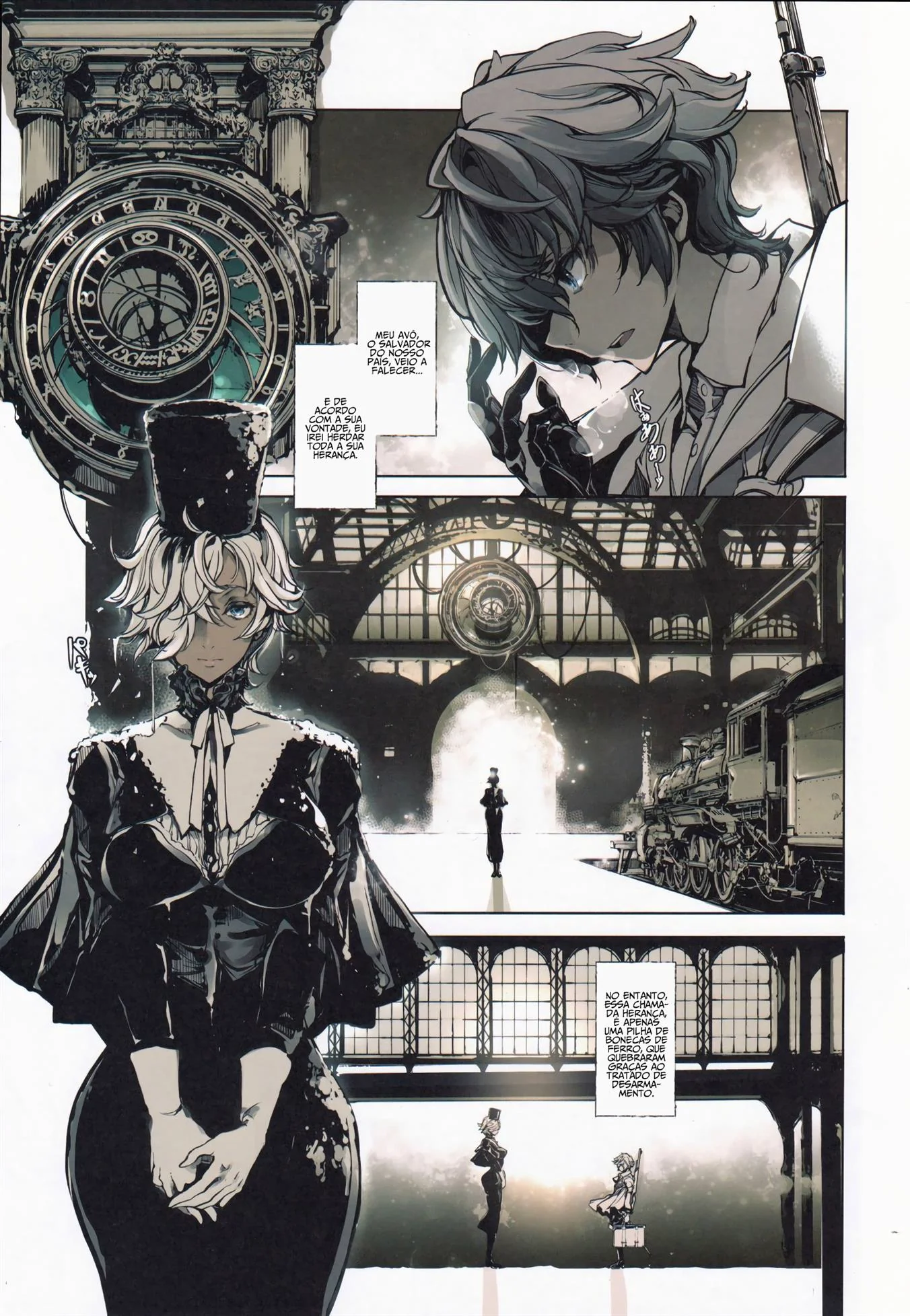 Meu Avô era um Safado e me Deixou um Puteiro de Bonecas de Ferro" em HQ Brasileiro