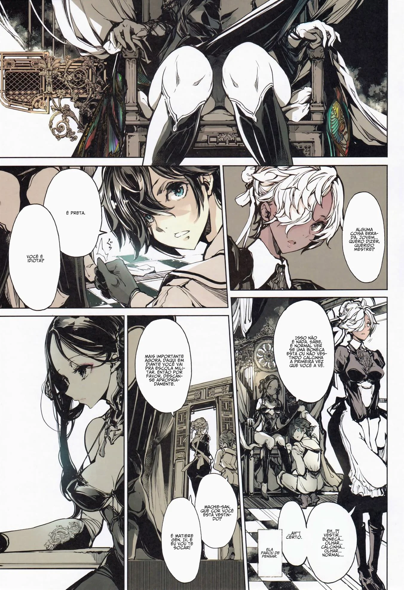 Meu Avô era um Safado e me Deixou um Puteiro de Bonecas de Ferro" em HQ Brasileiro