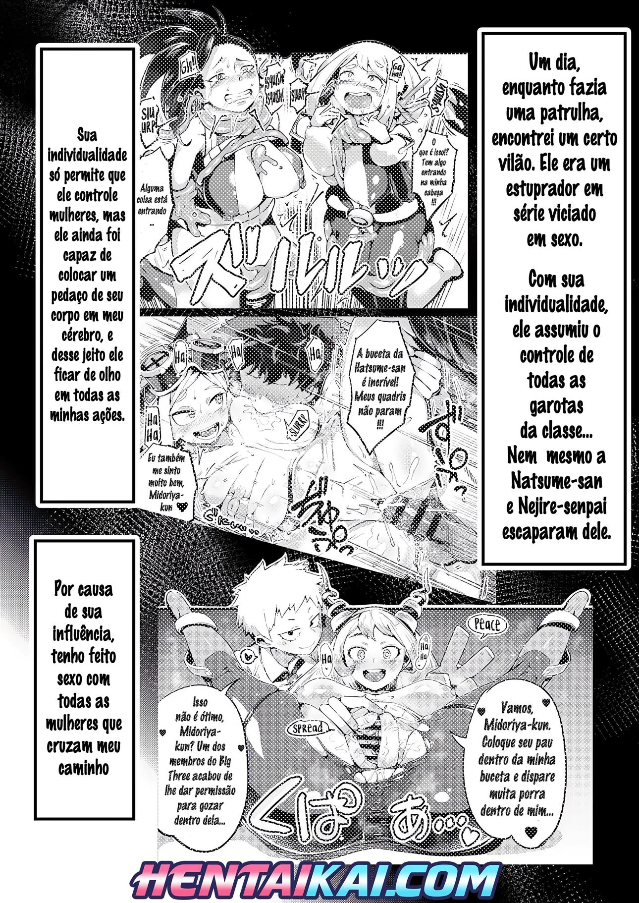 Midoriya Dominado: A Buceta Controlada pelo Vilão Viciado em Pica - HQ Brasileiro