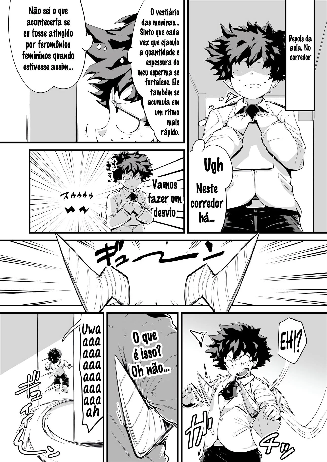 Midoriya Dominado: A Buceta Controlada pelo Vilão Viciado em Pica - HQ Brasileiro