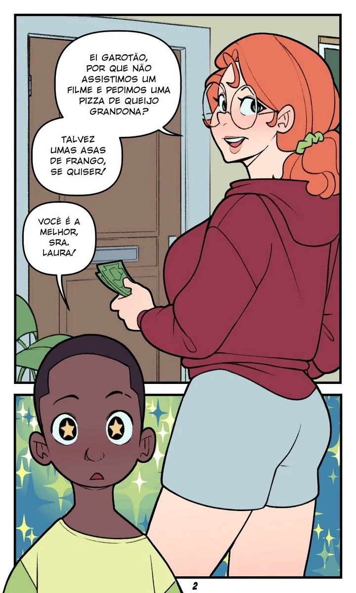 MILF Piranha Ressurgindo do Passado em Cartoon Porno: Pica na Buceta dos Meninos Crescidos" em HQ Brasileiro