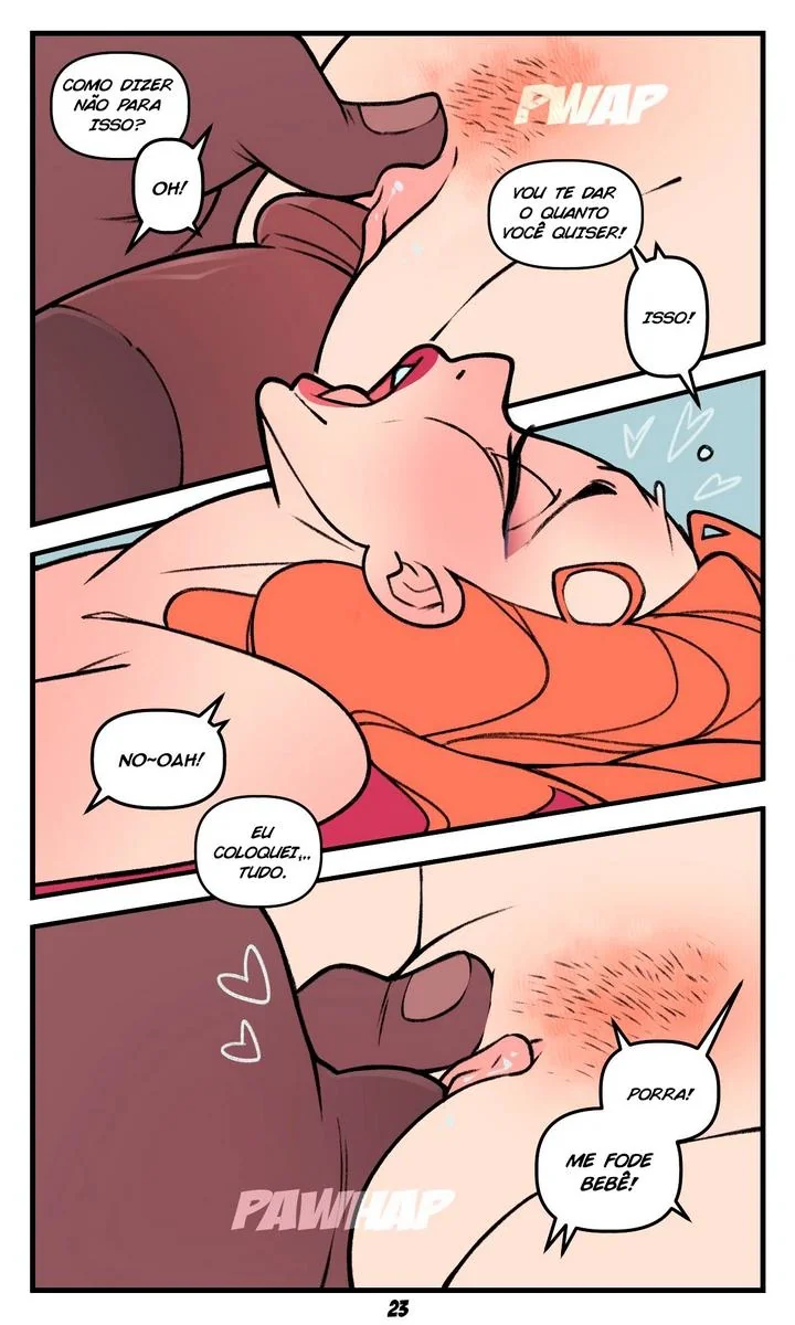 MILF Piranha Ressurgindo do Passado em Cartoon Porno: Pica na Buceta dos Meninos Crescidos" em HQ Brasileiro