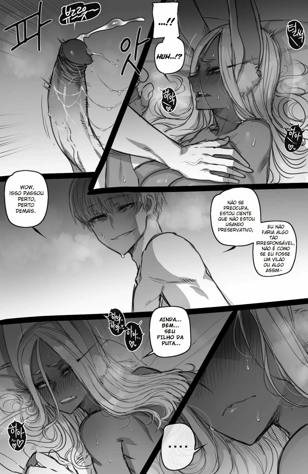 Mirko Metendo Rola nos Vilões em My Hero Academia Hentai HQ Brasileiro