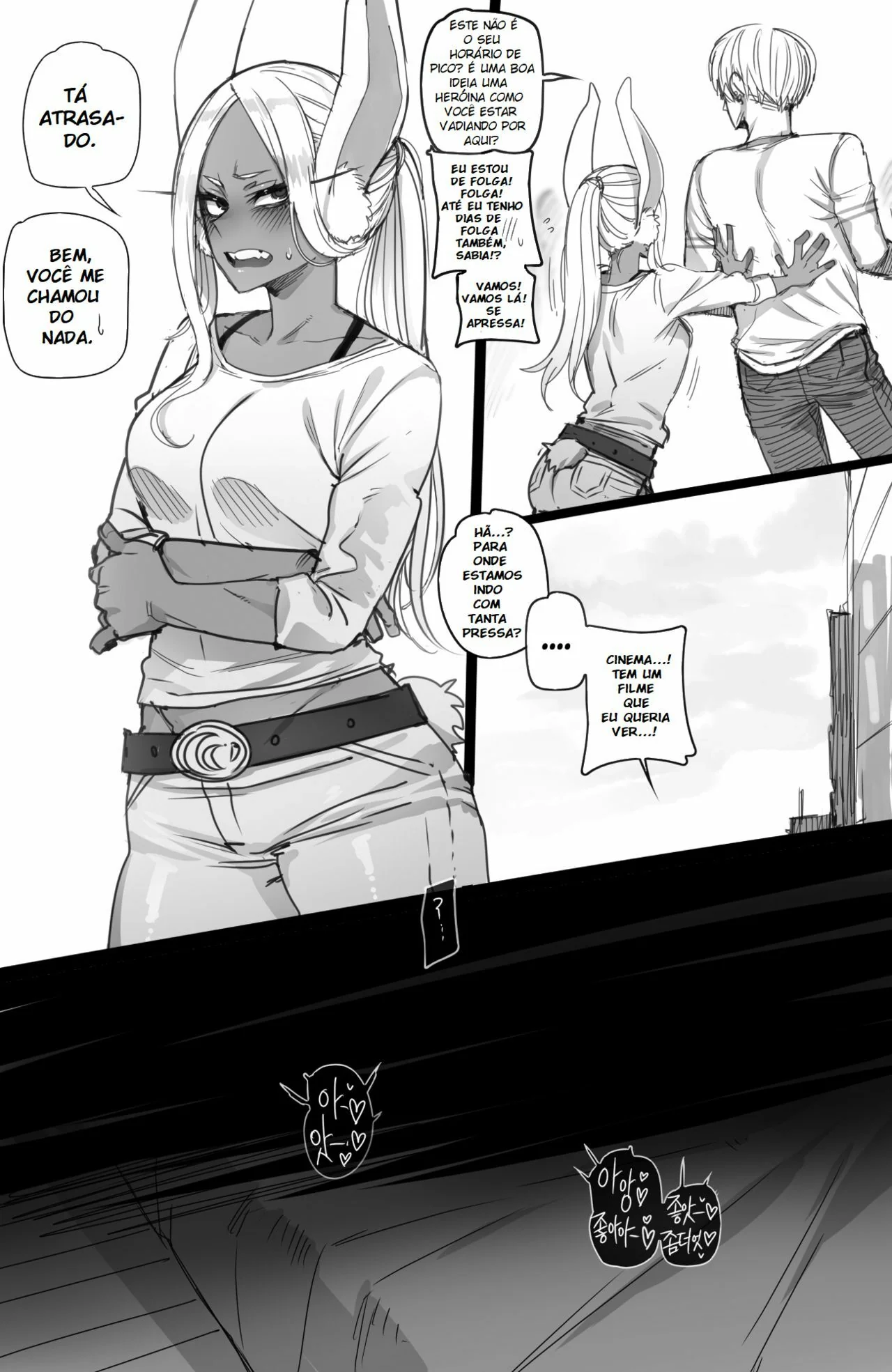 Mirko Metendo Rola nos Vilões em My Hero Academia Hentai HQ Brasileiro