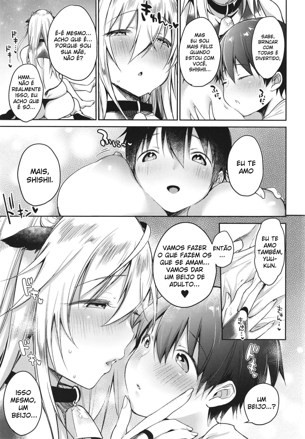 Muito leite das vaquinhas safadas - Yuu e as vacas gostosas da fazenda em Hentai HQ Brasileiro