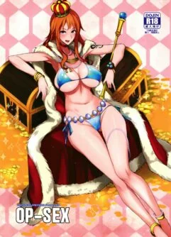 Nami Levando Rola e Mostrando os Peitões em Hentai HQ