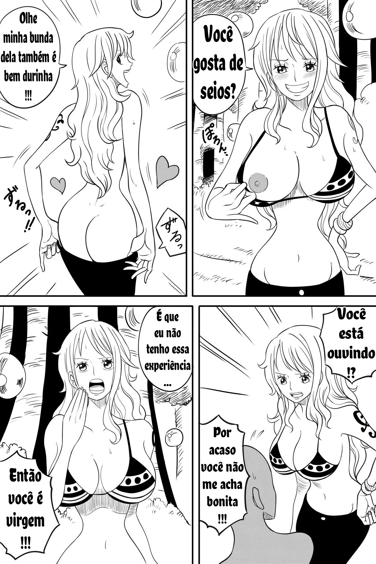 Nami Piranha dos Piratas: Busca Desesperada por Uma Piroca Enorme em HQ Brasileiro