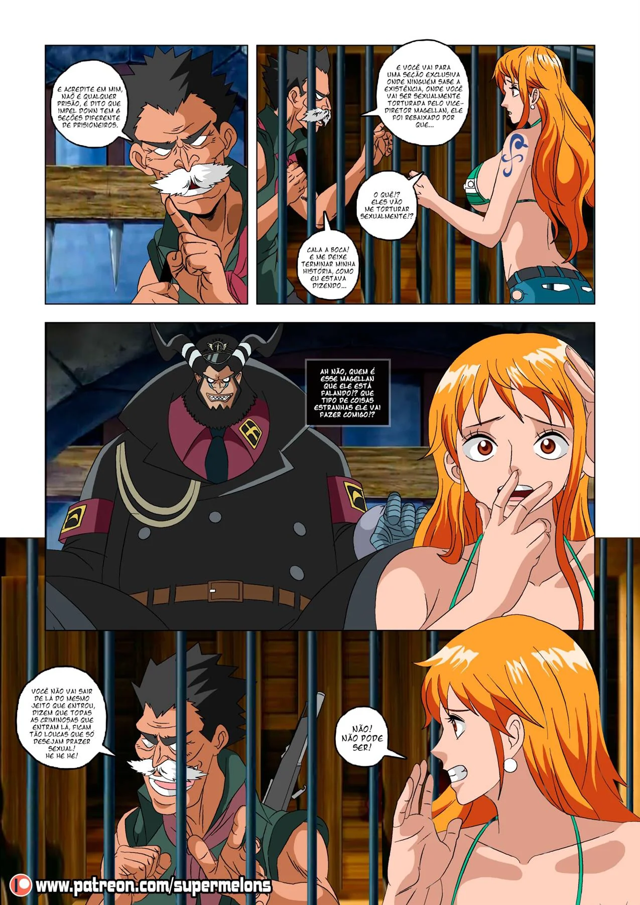 Nami Putinha do One Piece Capturada: Uma Aventura Cheia de Piroca em Hentai HQ