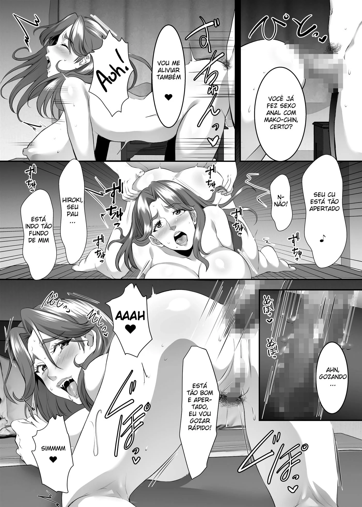 Nanaka, a piranha gostosa da madrugada - Hentai na Praia com as Ciumentas Safadas em HQ Brasileiro