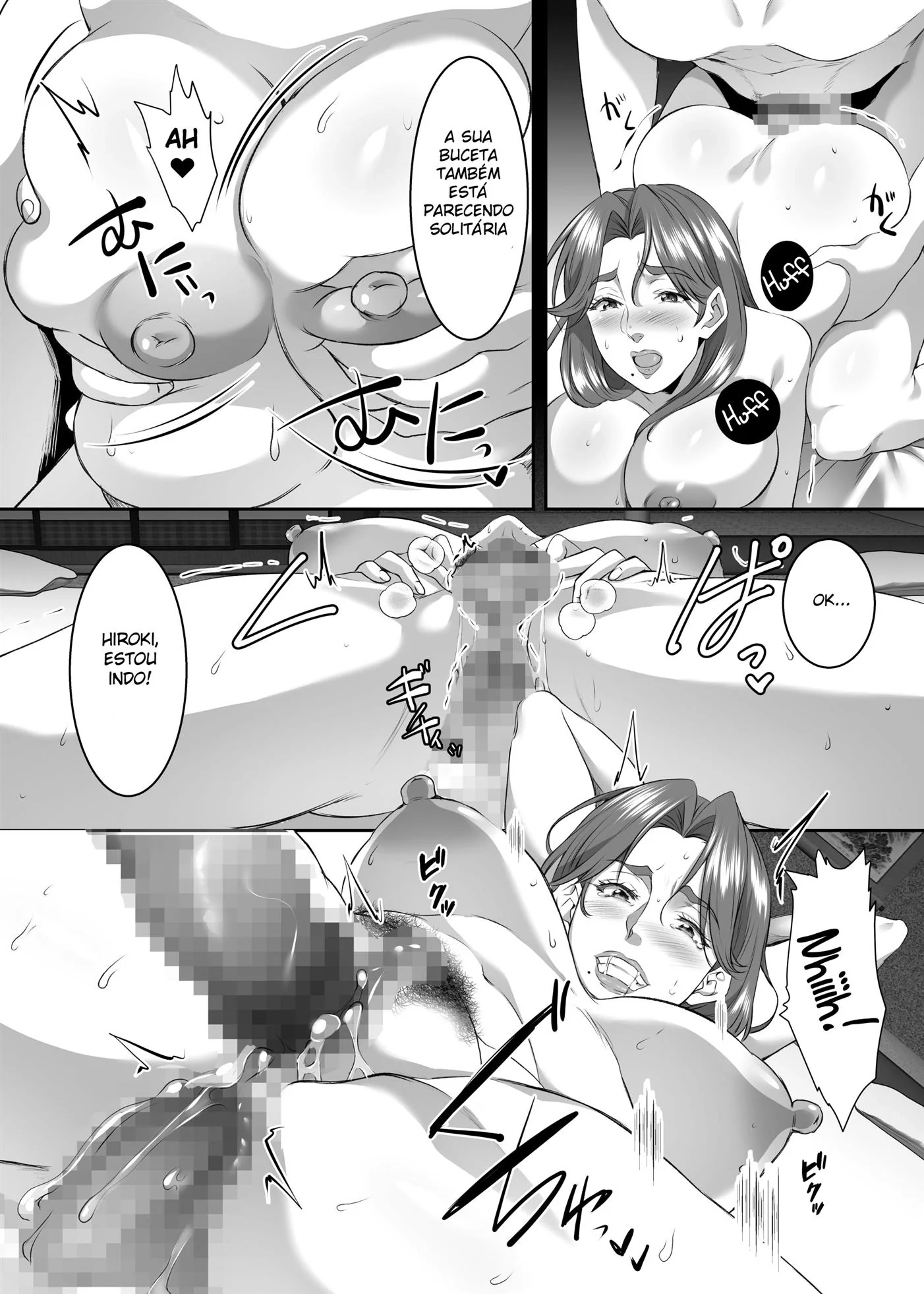 Nanaka, a piranha gostosa da madrugada - Hentai na Praia com as Ciumentas Safadas em HQ Brasileiro