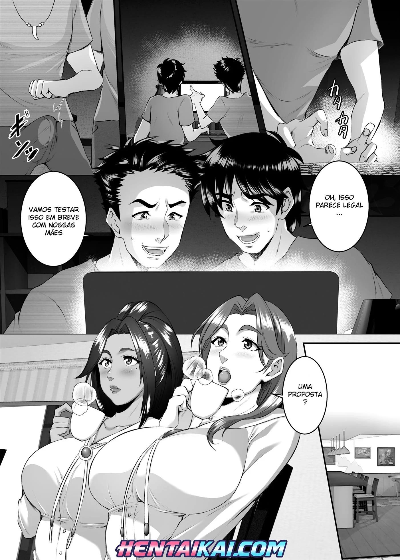 Nanaka, a piranha gostosa da madrugada - Hentai na Praia com as Ciumentas Safadas em HQ Brasileiro