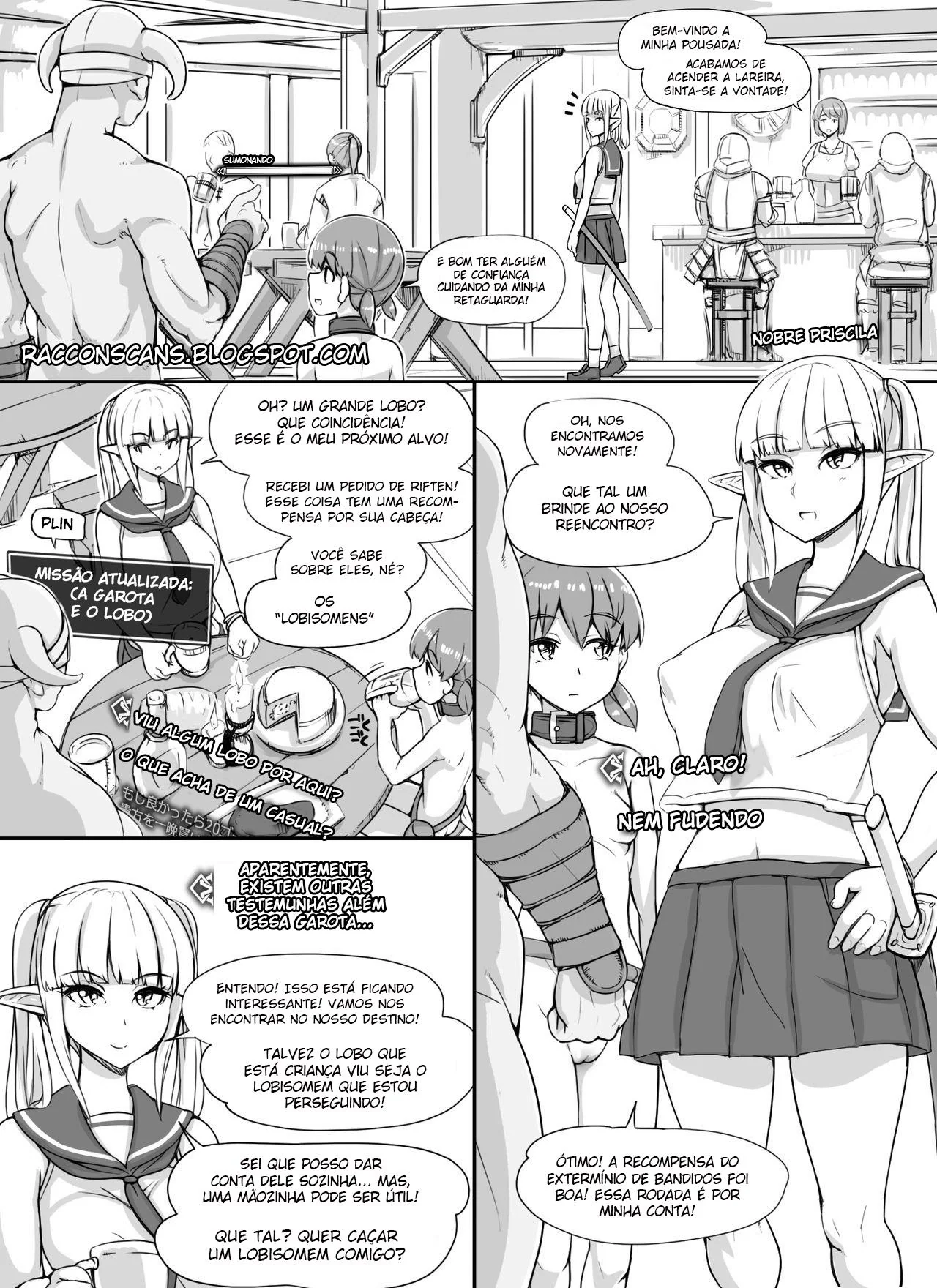 Nanaka, a piranha gostosa da madrugada - Hentai na Praia com as Ciumentas Safadas em HQ Brasileiro