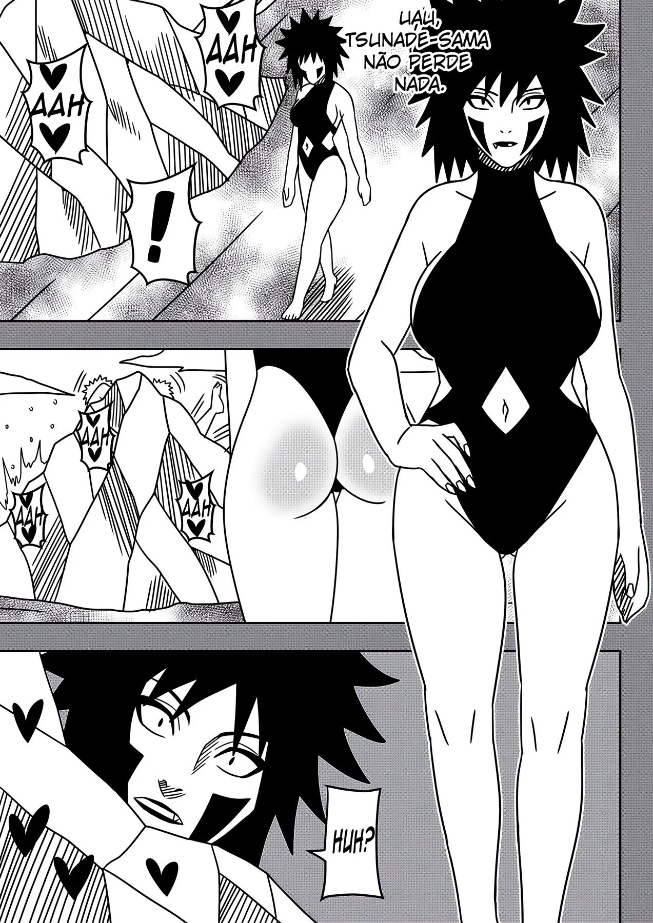 Naruto e Anko Piranhas Safadas da Vila: Mestre Kakashi no meio da Putaria em SuperHQ Brasileiro