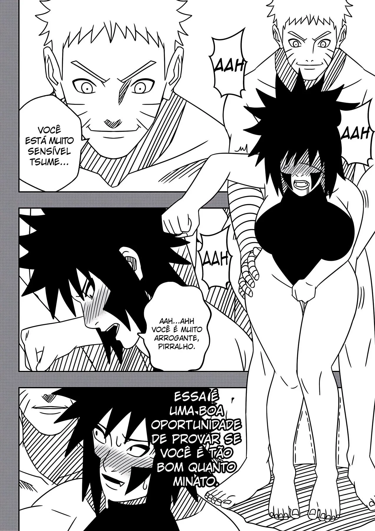 Naruto e Anko Piranhas Safadas da Vila: Mestre Kakashi no meio da Putaria em SuperHQ Brasileiro