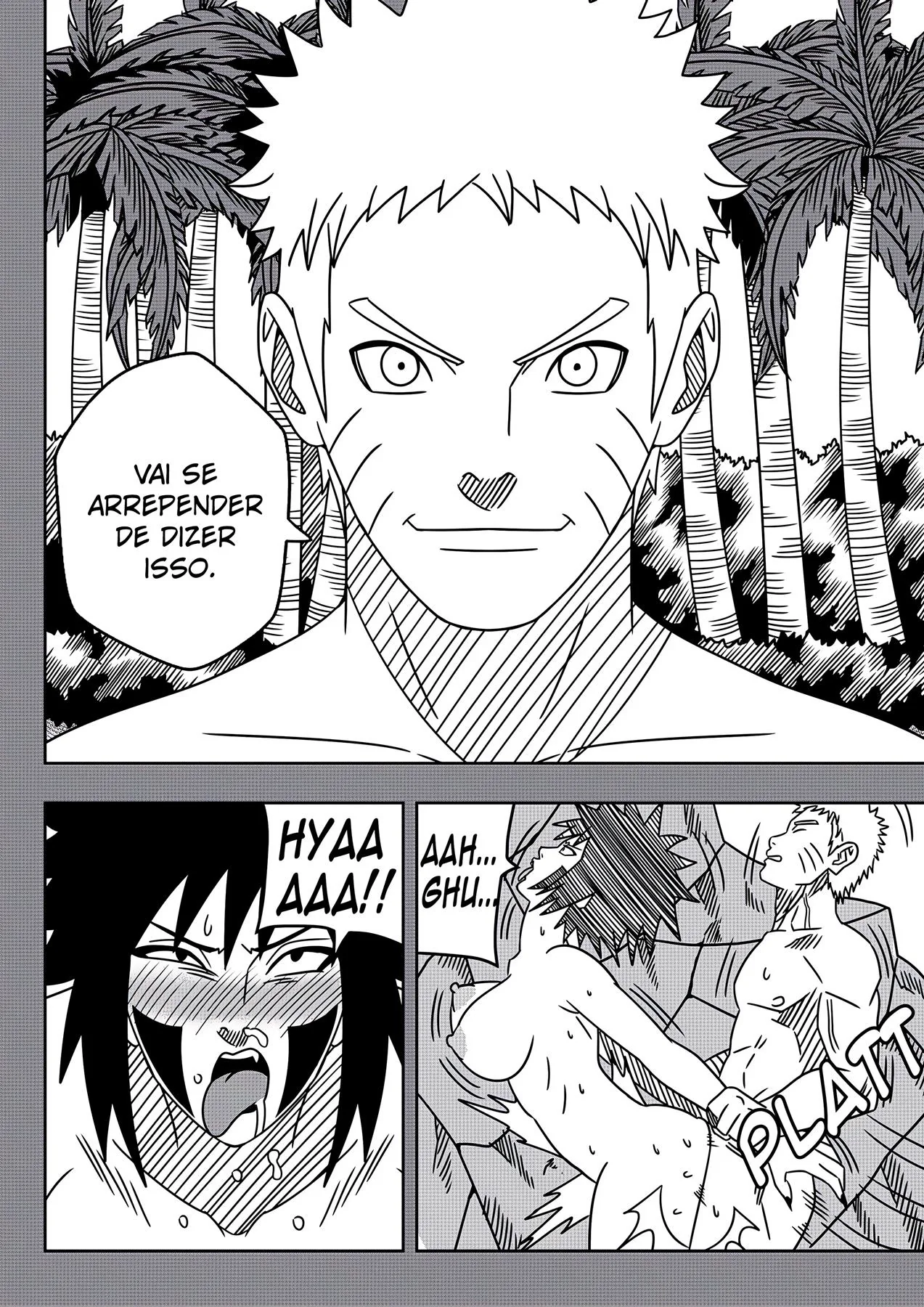 Naruto e Anko Piranhas Safadas da Vila: Mestre Kakashi no meio da Putaria em SuperHQ Brasileiro