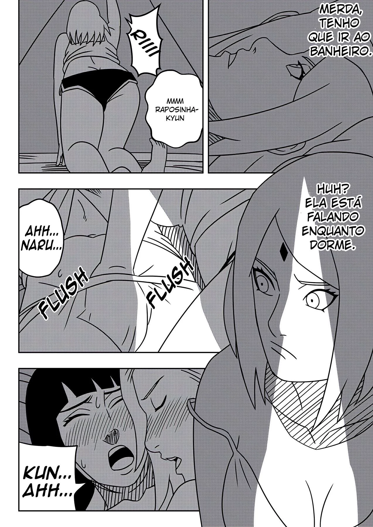 Naruto e Anko Piranhas Safadas da Vila: Mestre Kakashi no meio da Putaria em SuperHQ Brasileiro