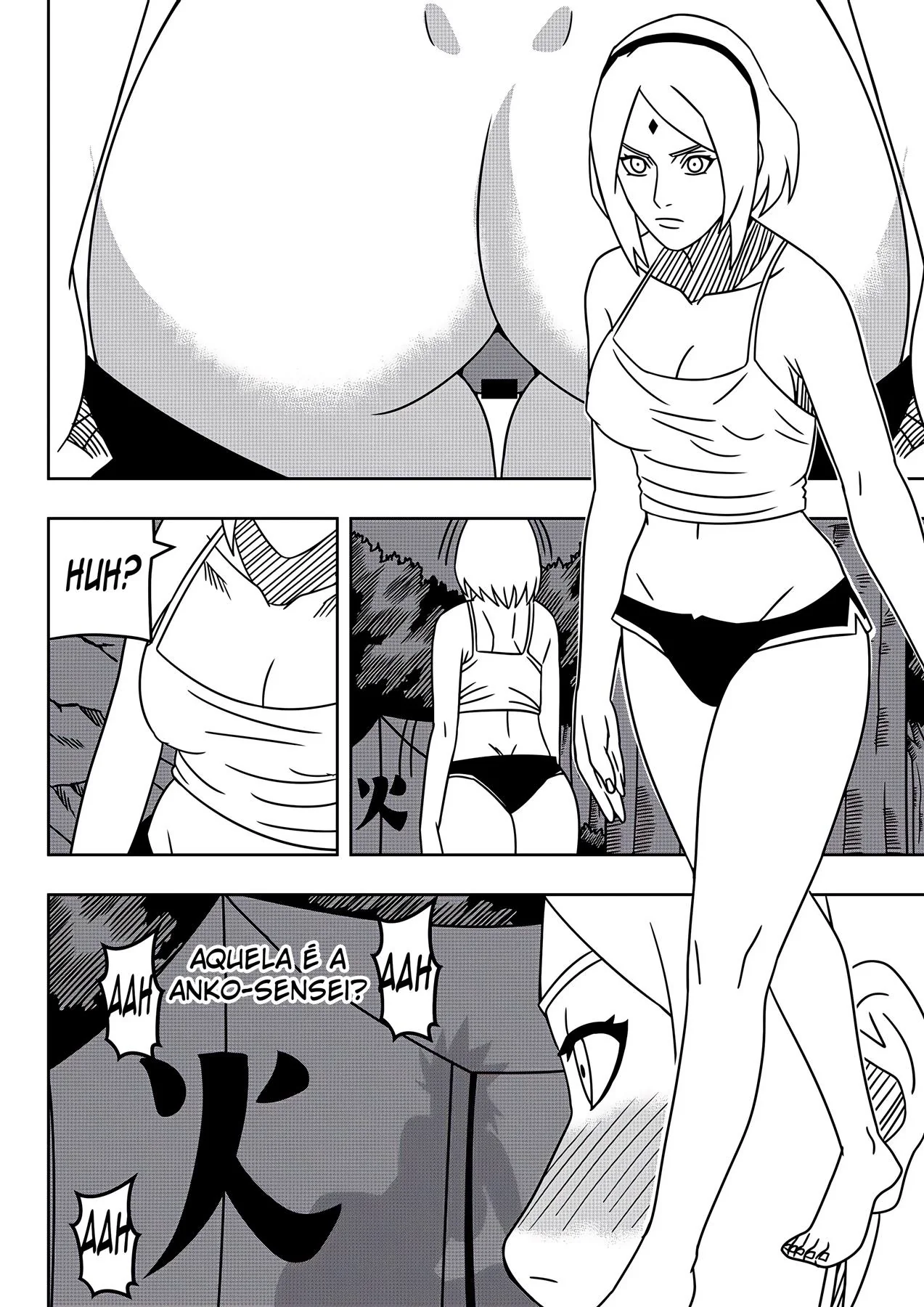 Naruto e Anko Piranhas Safadas da Vila: Mestre Kakashi no meio da Putaria em SuperHQ Brasileiro