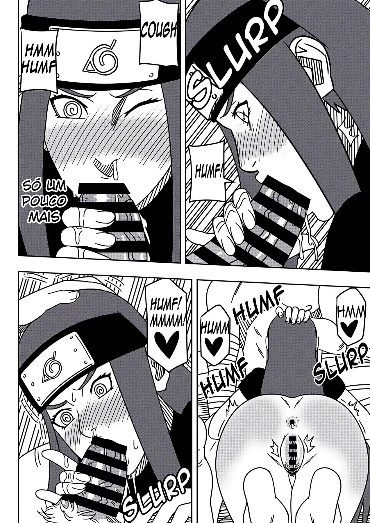 Naruto e as Mamães Piranhas em Hentai HQ Brasileiro