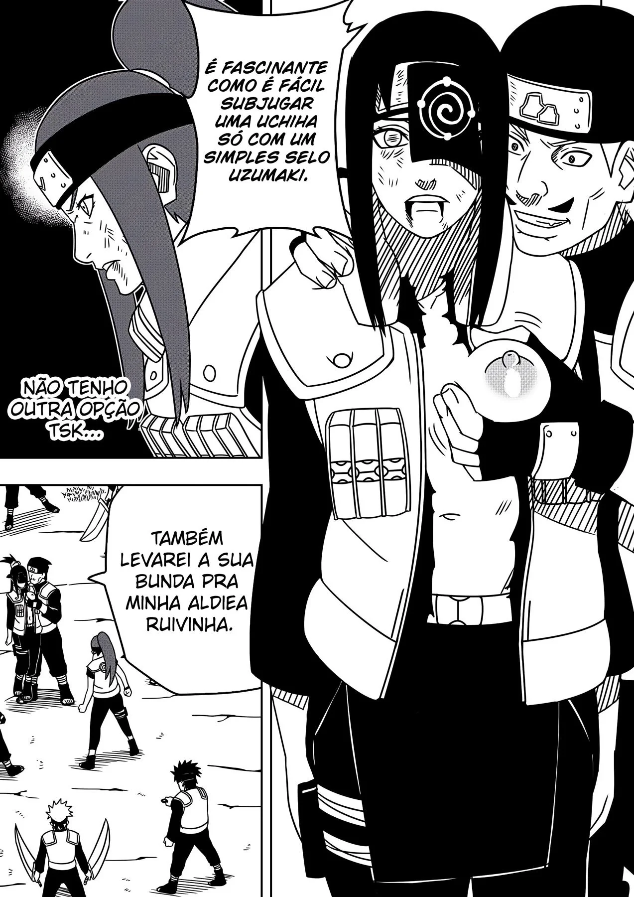 Naruto e as Mamães Piranhas em Hentai HQ Brasileiro