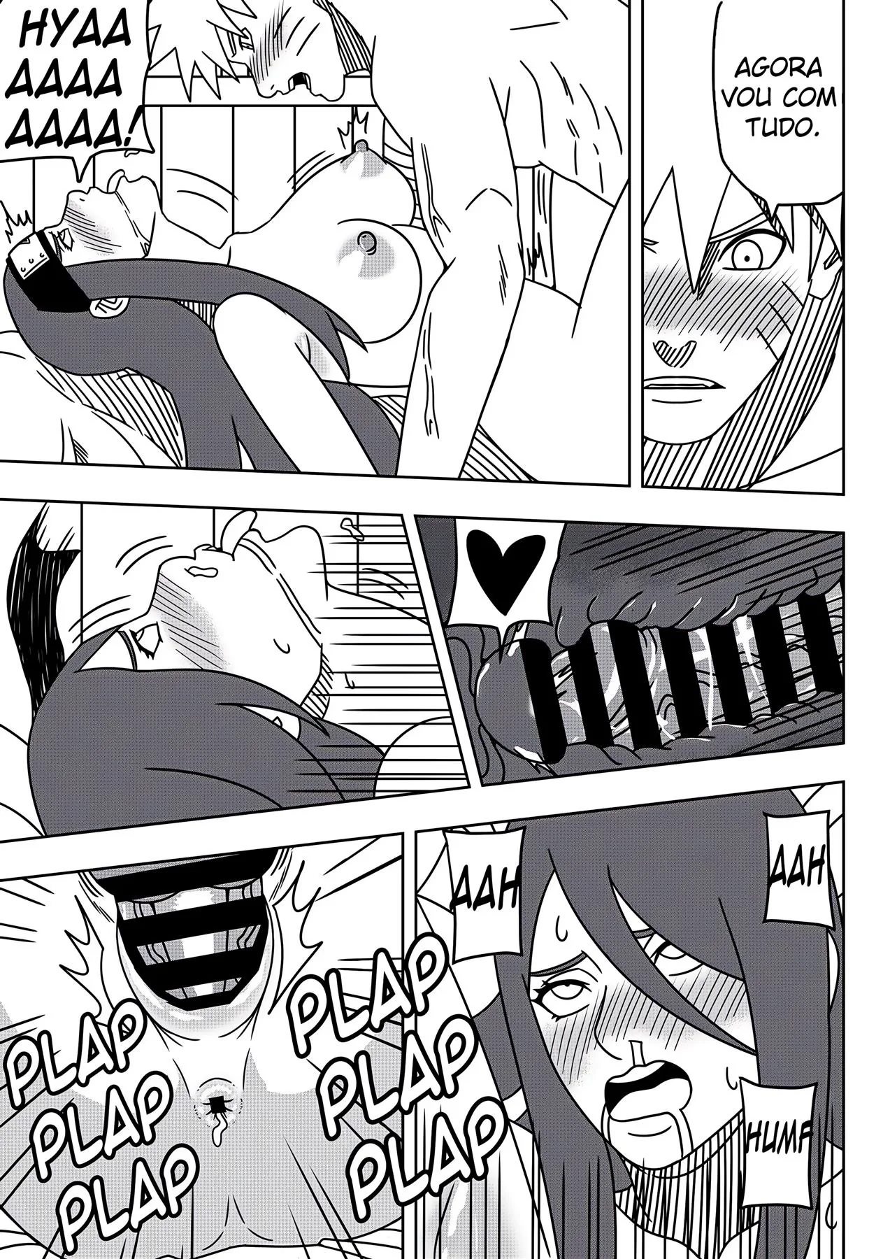 Naruto e as Mamães Piranhas em Hentai HQ Brasileiro