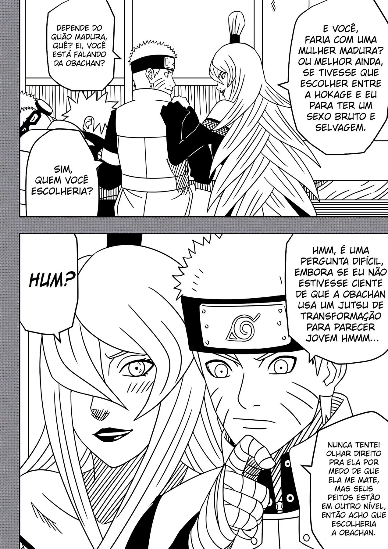 Naruto Hentai: A Rola do Mizukage na Buceta da Piranha da Vila da Névoa" em HQ Brasileiro