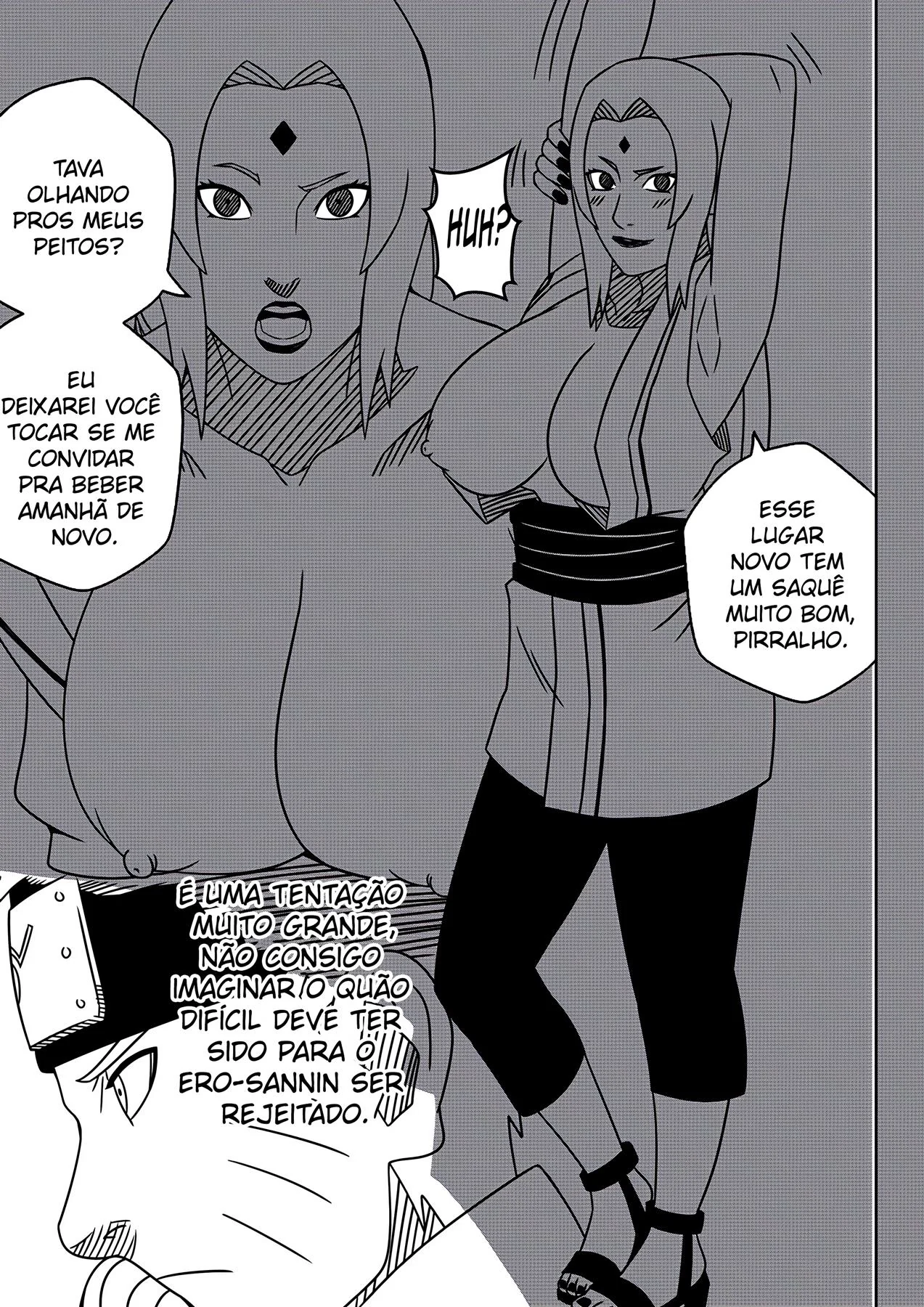 Naruto Hentai: A Rola do Mizukage na Buceta da Piranha da Vila da Névoa" em HQ Brasileiro