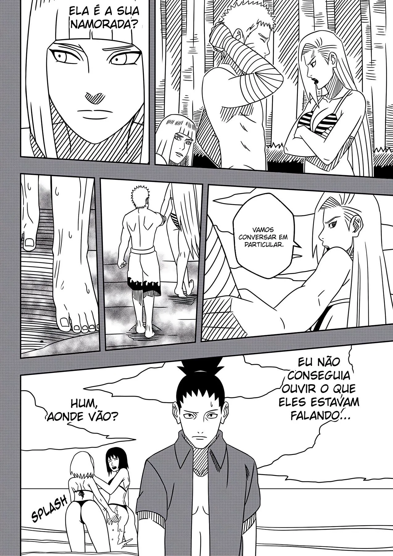 Naruto Hentai: A Rola do Mizukage na Buceta da Piranha da Vila da Névoa" em HQ Brasileiro