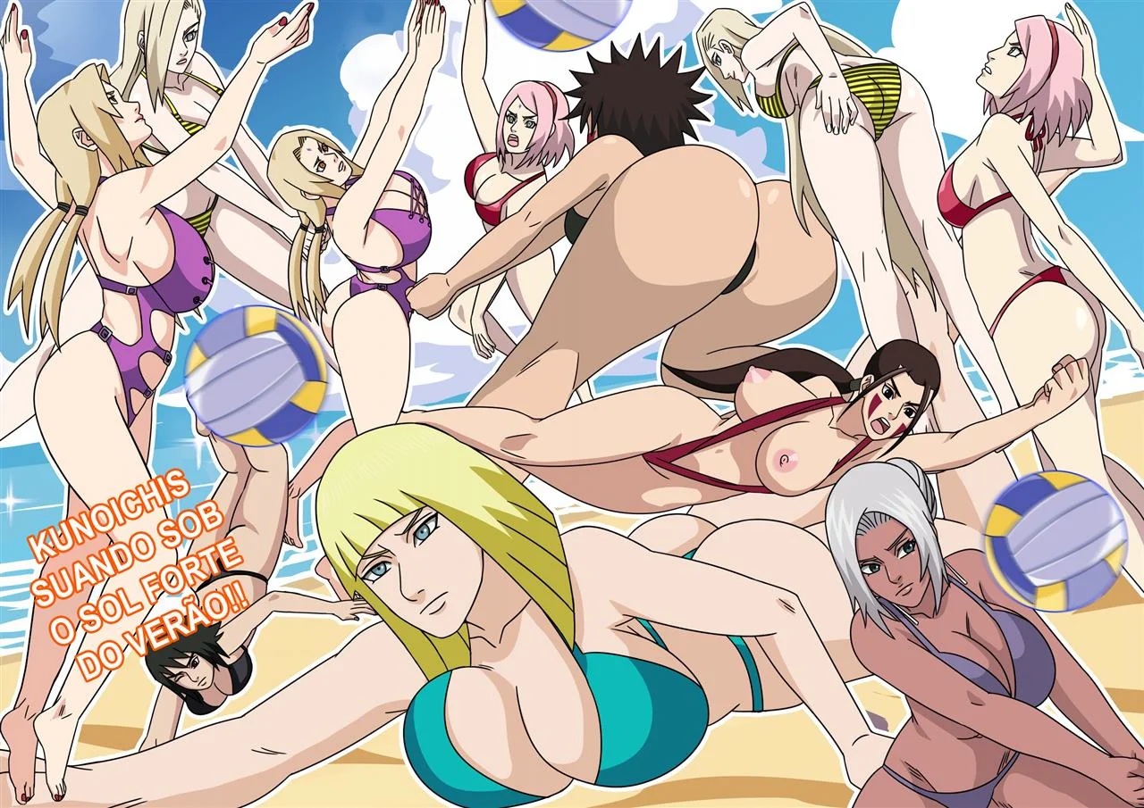 Naruto Hentai: Anko sendo a piranha sortuda da vila | Em HQ Brasileiro