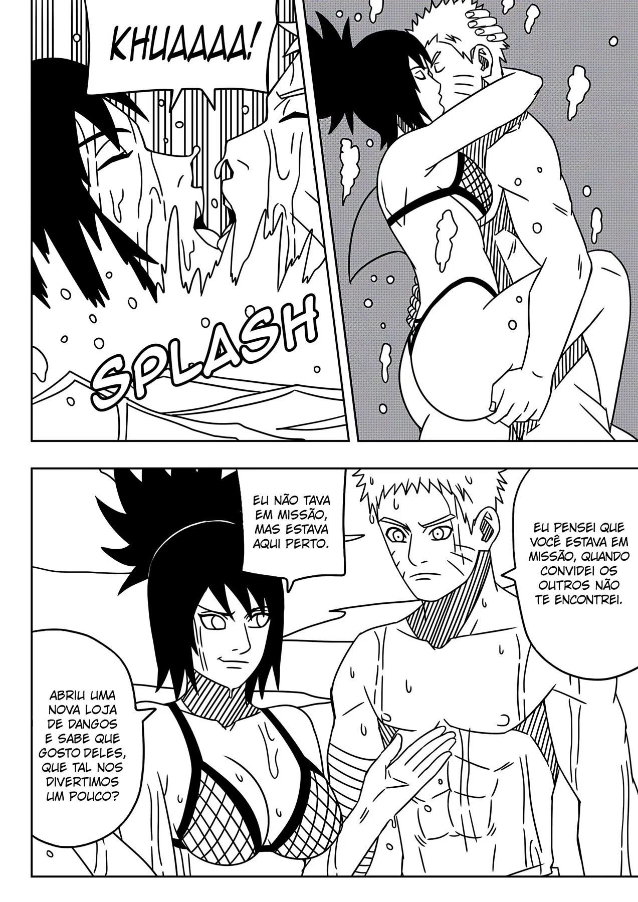 Naruto Hentai: Anko sendo a piranha sortuda da vila | Em HQ Brasileiro