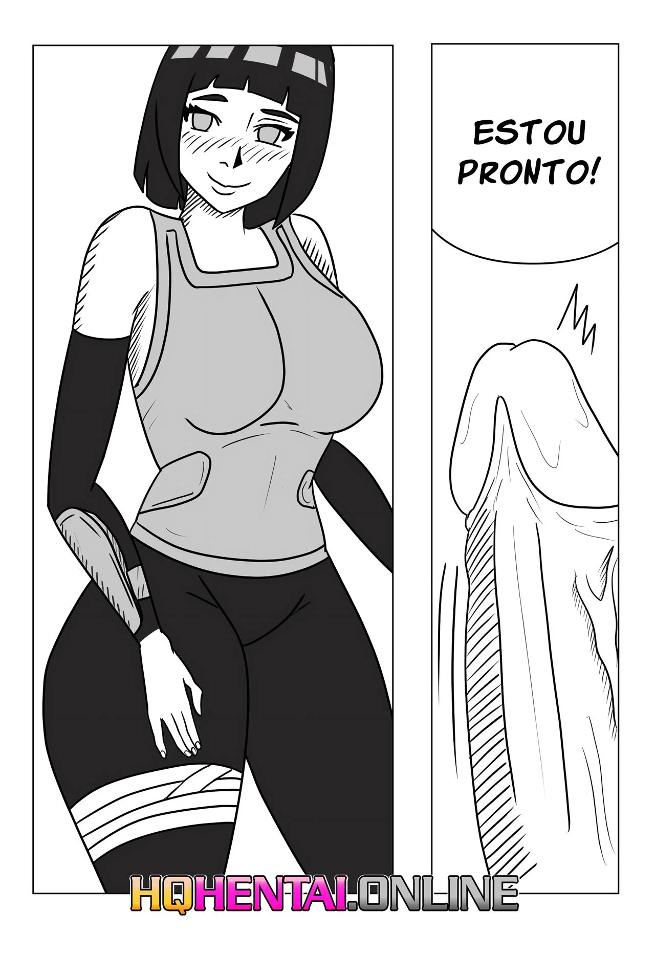 Naruto Hentai: Missão Ninja da Hinata - Fodendo com o marido tarado em HQ Brasileiro