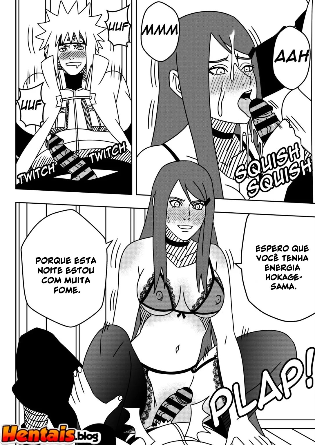 Naruto Piranha: Kushina Cavalgando na Rola do Minato em HQ Brasileiro