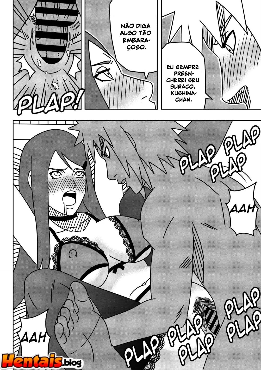 Naruto Piranha: Kushina Cavalgando na Rola do Minato em HQ Brasileiro