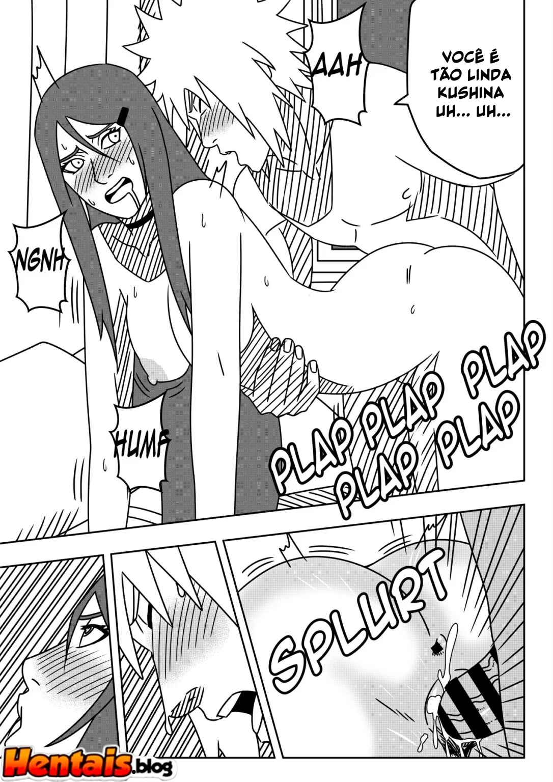 Naruto Piranha: Kushina Cavalgando na Rola do Minato em HQ Brasileiro