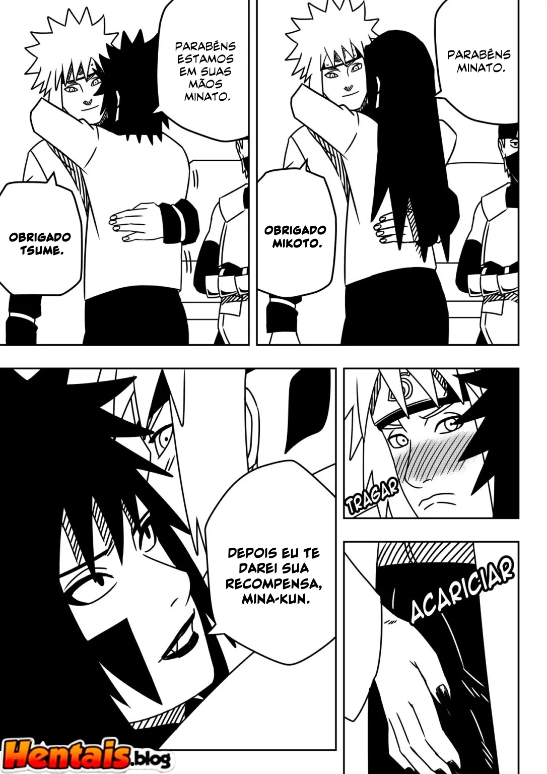 Naruto Piranha: Kushina Cavalgando na Rola do Minato em HQ Brasileiro